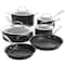 Kenmore® Pro Arbor Heights 10-Piece Black Nonstick Aluminum Cookware Set